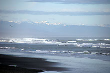 Tasman Sea at Greymouth - Fr&uuml;hst&uuml;cksfernsehen
