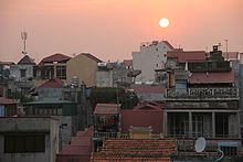 &uuml;ber den D&auml;chern von Ha Noi
