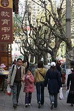 auf den Stra&szlig;en von Kunming