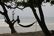 H&auml;ngematte am Strand